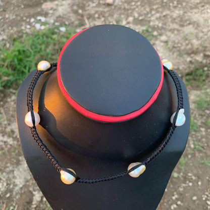 Indonesia South Sea Pearl seawater pearl Choker Necklace Pearl Size 12.5-13.5mm BoZorX CK-2