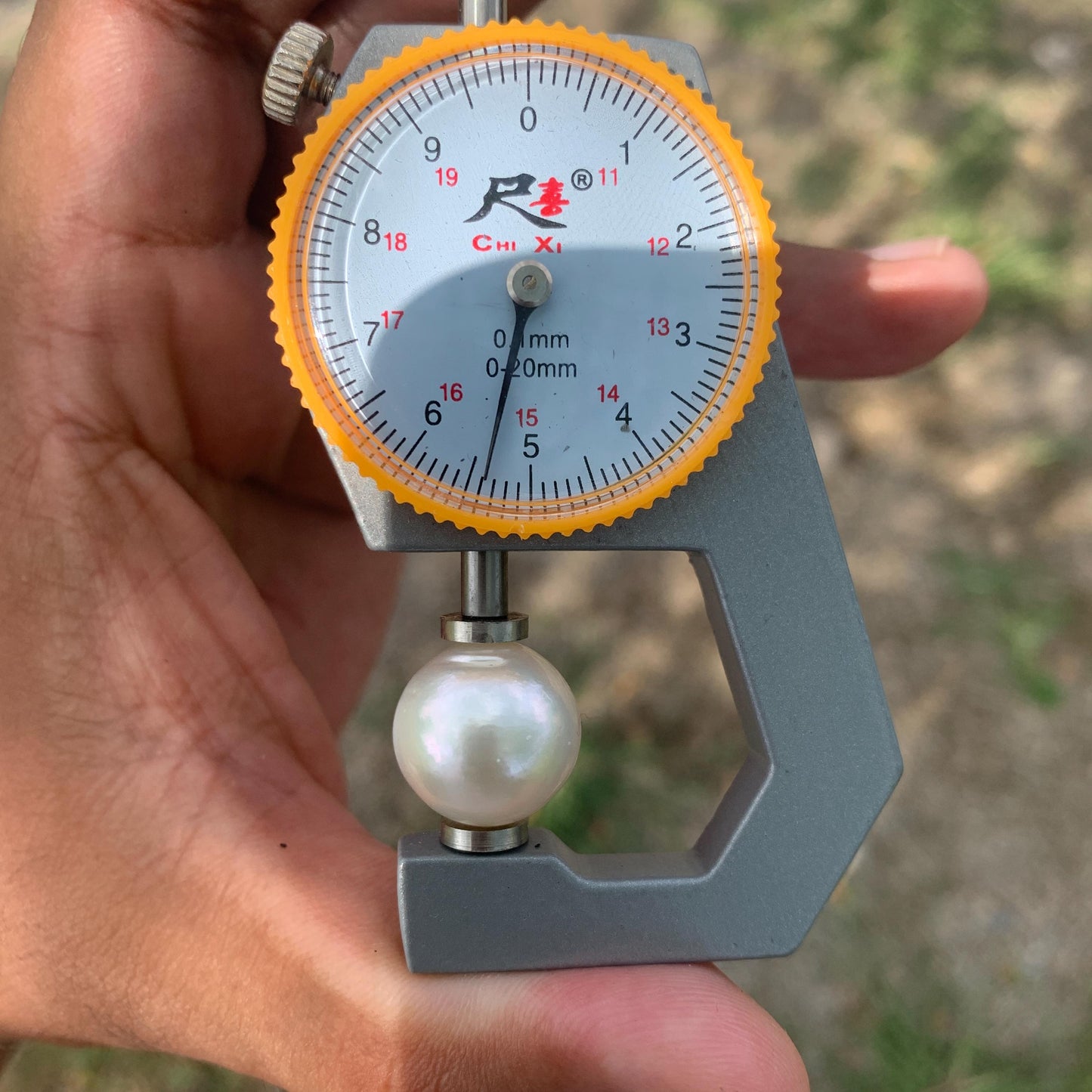 White South Sea Pearl: Loose Indonesia Pearl (15.7x15.4mm) BoZorX FR-1