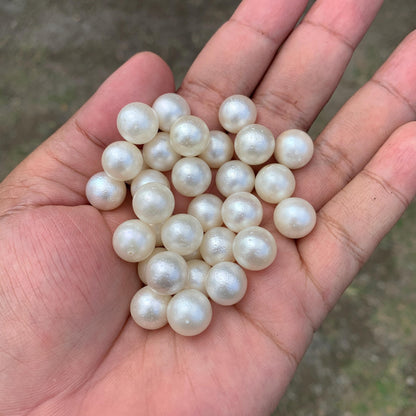31 Pcs 11-11.4mm Indonesia Loose South Sea Pearl Seawater Pearl Beads Special edition Pearl BoZorX GR-21