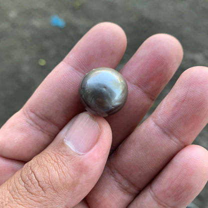 17.4mm Loose Seawater Pearl Tahitian Edition Pearl Beads BoZorX BT-1