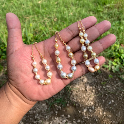 Real South Sea Pearl Bracelet Seawater Saltwater Pearl, BoZorX D-4