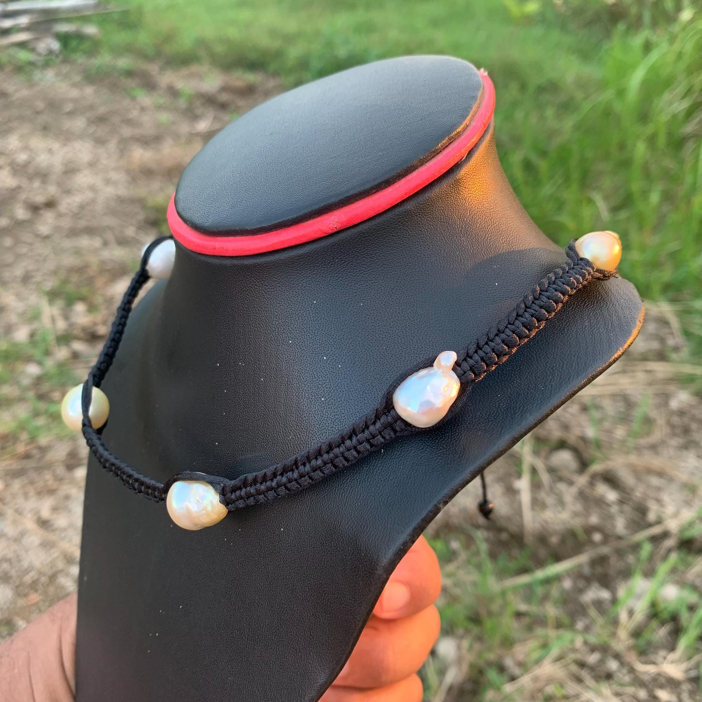 Indonesia South Sea Pearl seawater pearl Choker Necklace Pearl Size 12.5-13.5mm BoZorX CK-2