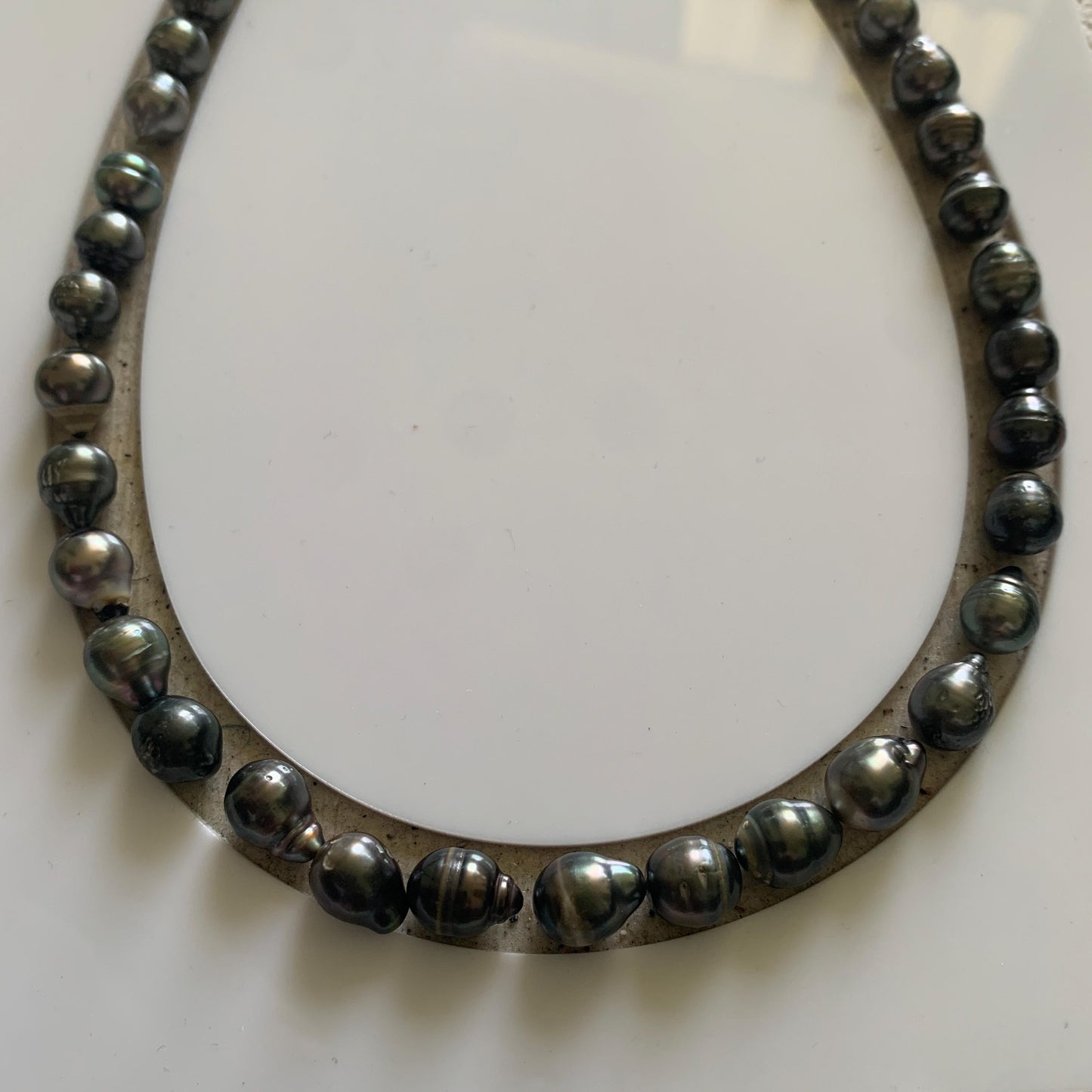 Tahitian Pearl Necklace Black Pearl Necklace Baroque Pearl Necklace Pearl Necklace Seawater pearl Necklace 8mm BoZorX