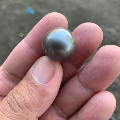 17.4mm Loose Seawater Pearl Tahitian Edition Pearl Beads BoZorX BT-1