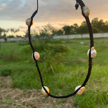 Indonesia South Sea Pearl seawater pearl Choker Necklace Pearl Size 12.5-13.5mm BoZorX CK-2