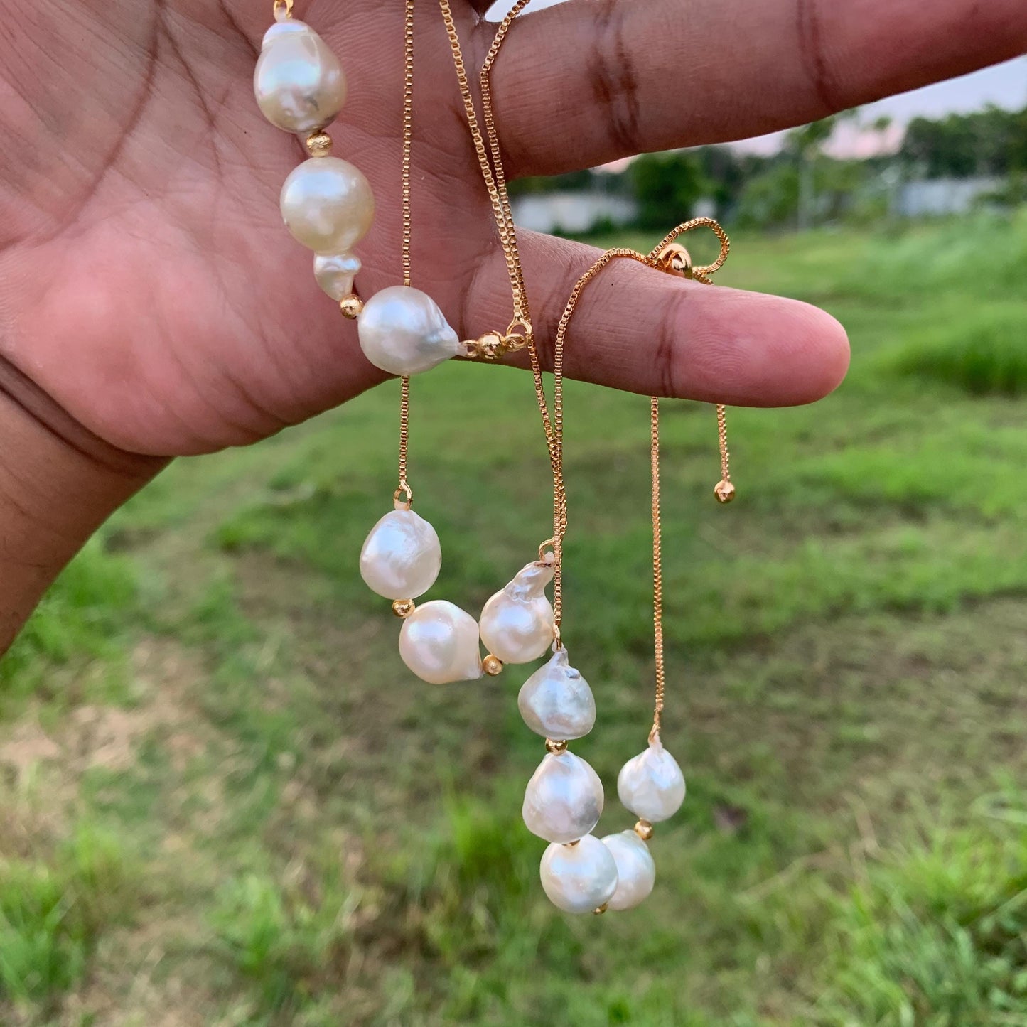 South Sea Pearl Bracelet Indonesian Saltwater Pearl Jewelry B-1