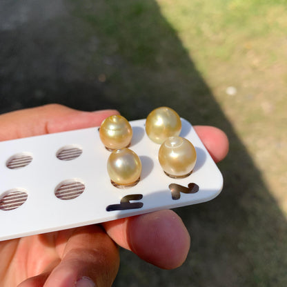 11.5-14.5mm Loose Indonesia White Sea Pearl White South Sea Pearl Half drill BoZorX LG