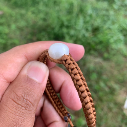 Handmade Bracelet With Indonesia South Sea Pearl BoZorX Size 11.5mm R-12