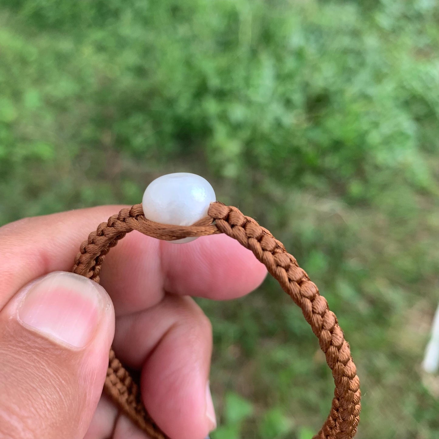 Handmade Bracelet With Indonesia South Sea Pearl BoZorX Size 11.5mm R-12