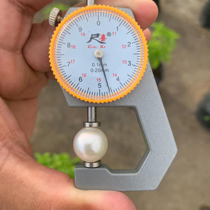 14.6mm Loose White South Sea Pearl Indonesia BoZorX FR-4