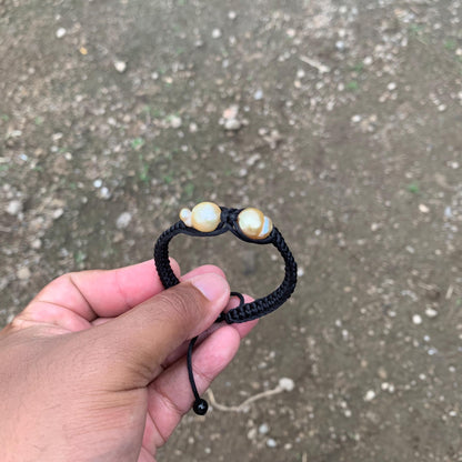 Handmade Bracelet With Indonesia South Sea Pearl BoZorX Size 11-11.5mm R-16