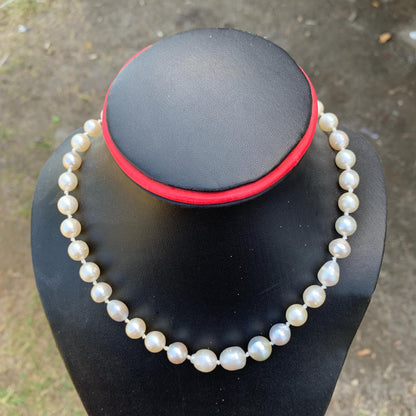 Genuine South Sea Pearl Necklace (7.5-10.8mm, 41cm)