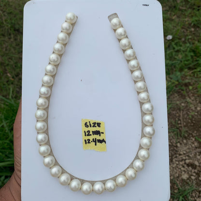 Indonesia White South Sea Pearl Necklace Saltwater Pearl Necklace Seawater Necklace Pearl Necklace 12-12.4mm  GR-13