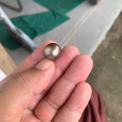 14mm Loose Seawater Tahitian Black Pearl Beads BoZorX BT-6