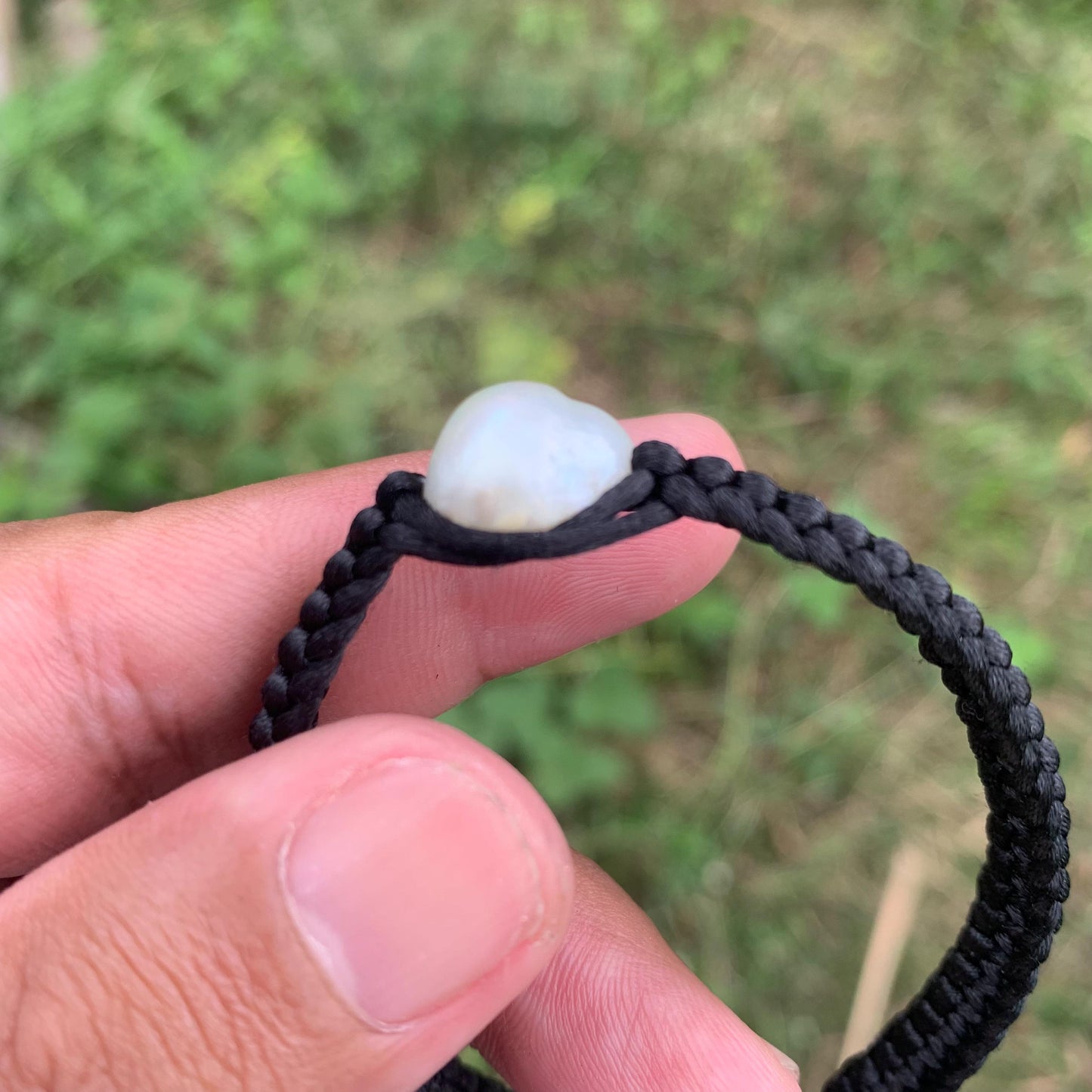 Handmade Bracelet With Indonesia South Sea Pearl BoZorX Pearl Size 11mm R-7