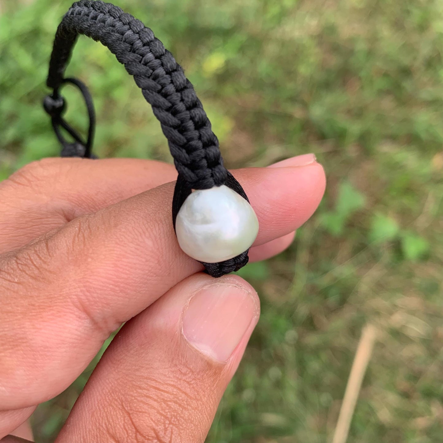 Handmade Bracelet With Indonesia South Sea Pearl BoZorX Pearl Size 11mm R-7