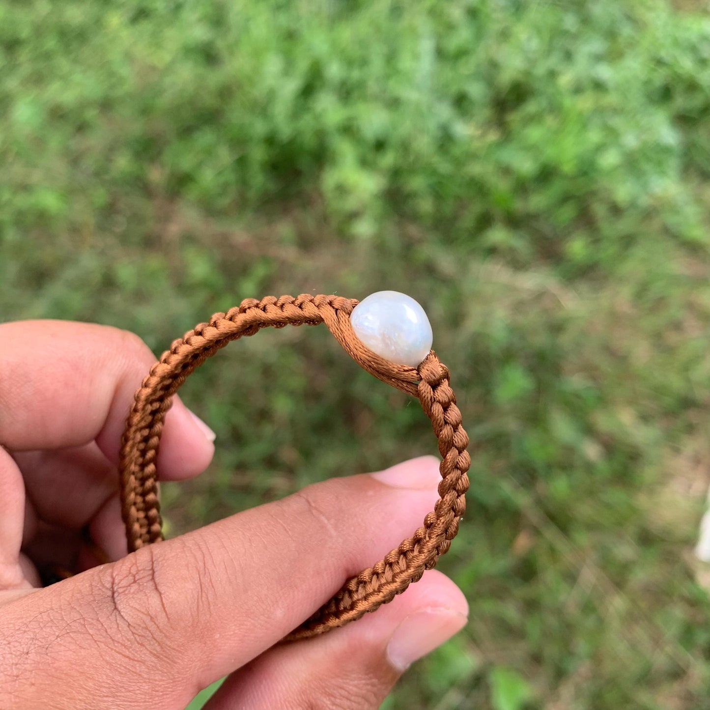 Handmade Bracelet With Indonesia South Sea Pearl BoZorX Size 10.3mm R-13