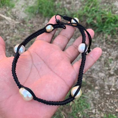 Indonesia South Sea Pearl seawater pearl Choker Necklace Pearl Size 12.5-13.5mm BoZorX CK-2