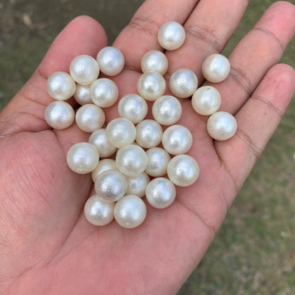 31 Pcs 11-11.4mm Indonesia Loose South Sea Pearl Seawater Pearl Beads Special edition Pearl BoZorX GR-21