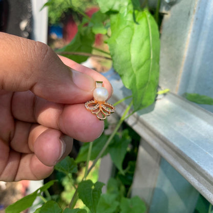 Real South Sea Pearl Pendant 7mm Saltwater Pearl JN-4