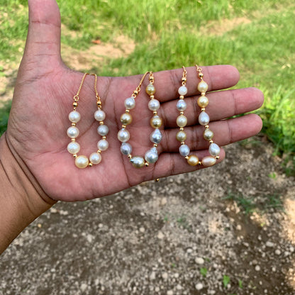 Real South Sea Pearl Bracelet Seawater Saltwater Pearl, BoZorX D-4