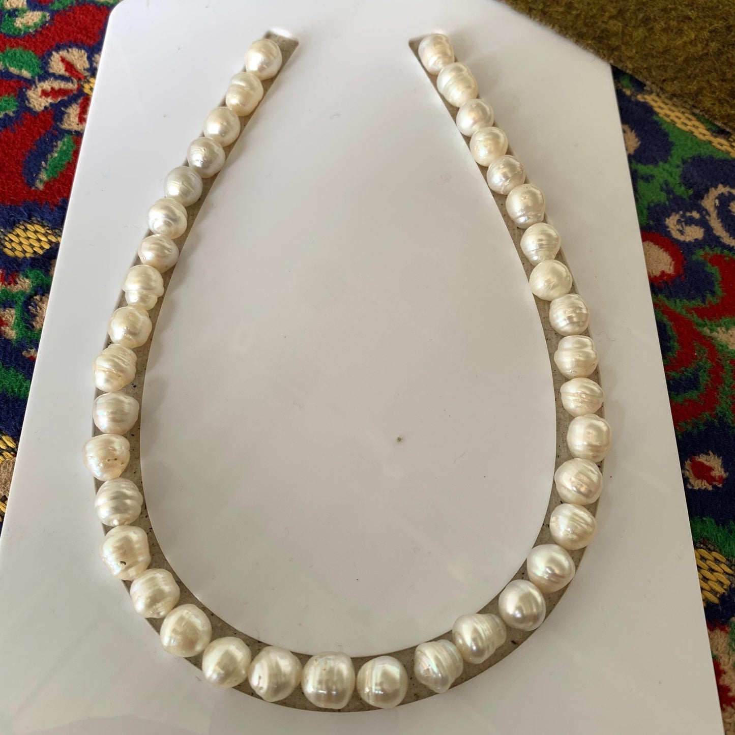 10-11mm White Circle Baroque Pearl Circle Pearl Loose Circle Baroque Sea Pearl Baroque Seawater Pearl Beads Baroque Circle White Pearl