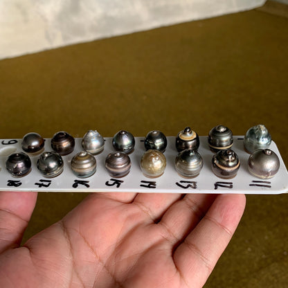 14-15mm Loose Black Saltwater Pearl Black Seawater Pearl Tahitian Baroque Pearl Tahitian Pearl Beads BoZorX Black Pearl BT-13