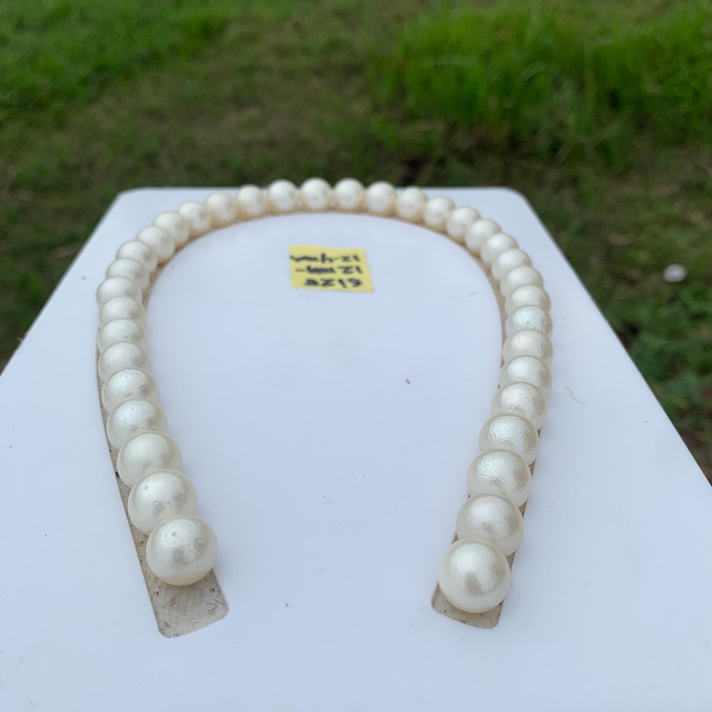 Indonesia White South Sea Pearl Necklace Saltwater Pearl Necklace Seawater Necklace Pearl Necklace 12-12.4mm  GR-13