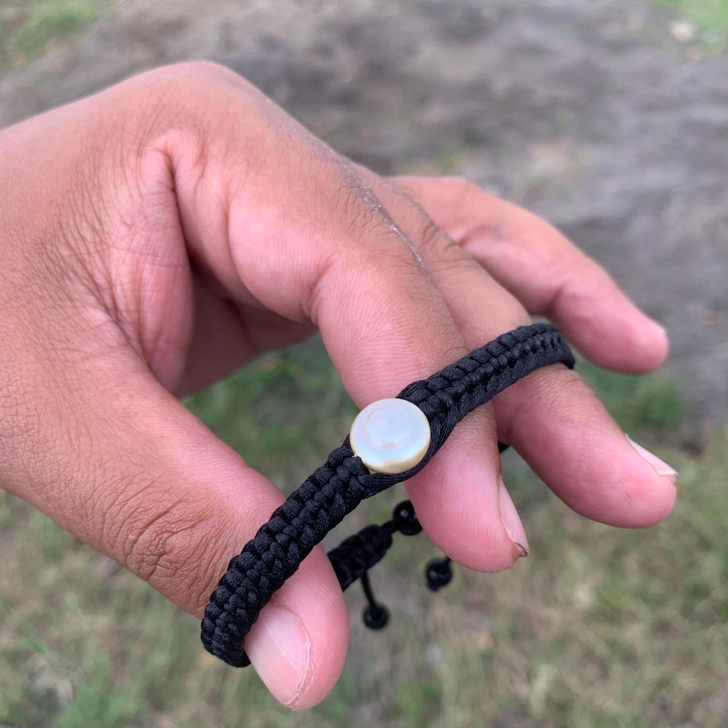 Handmade Bracelet With Indonesia South Sea Pearl BoZorX Size 10.5mm R-10