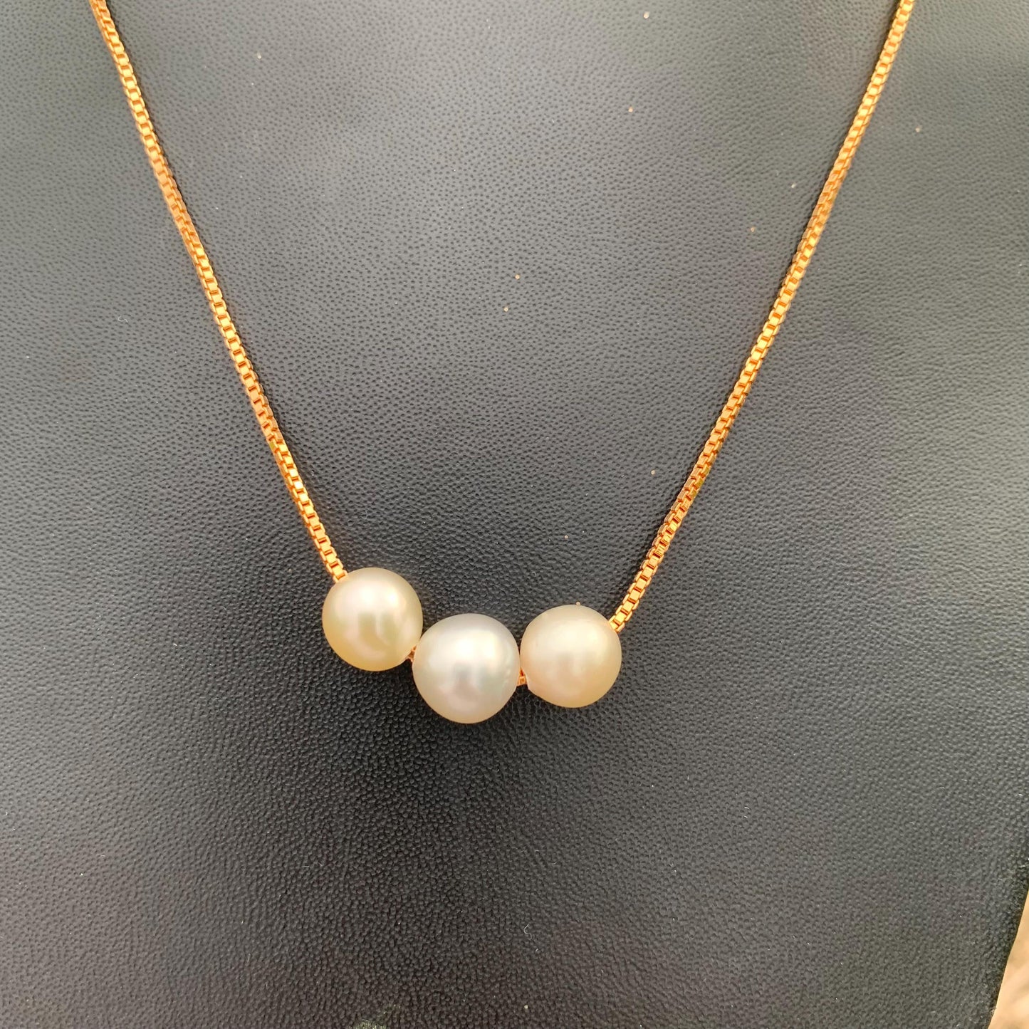 8.8-9.5mm Real south sea pearl saltwater pearl Seawater Pearl pendant Necklace BoZorX J-2