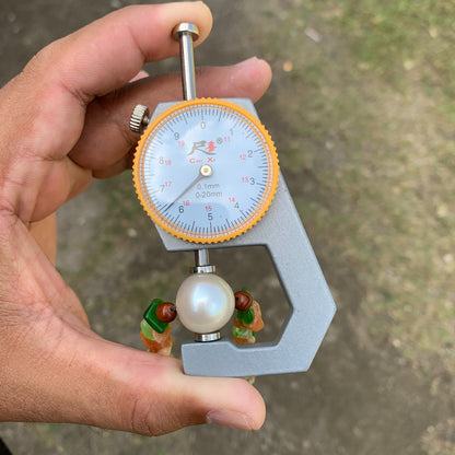 South Sea Pearl Bracelet With Stone and Wood Real Seawater Pearl 16.4mm BSP-2