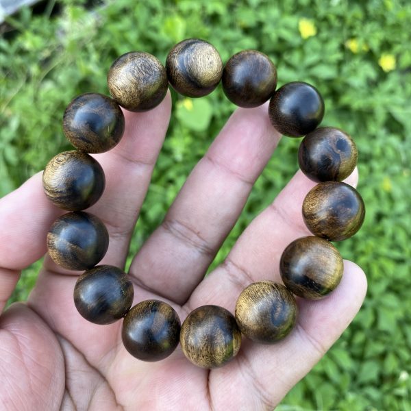 Sinking Grade Agarwood Bracelet Size 15.6mm